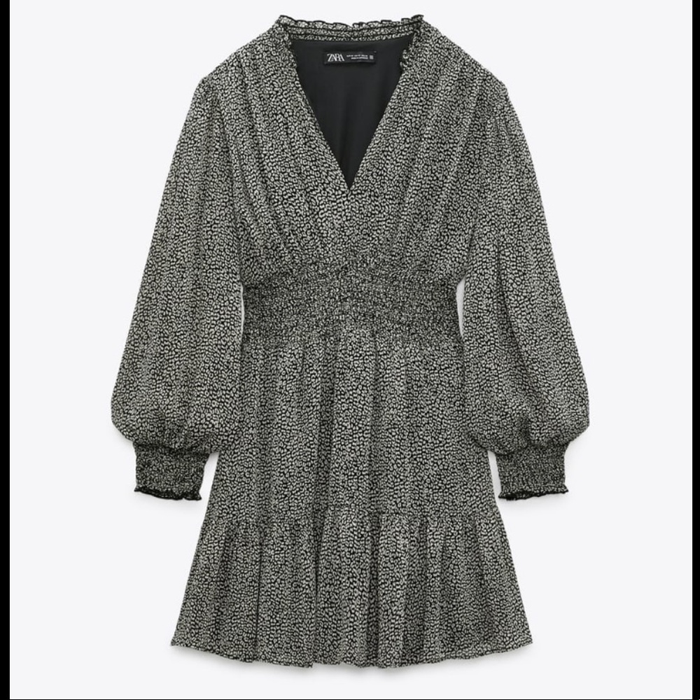 Zara Leopard Print Dress NWT XXL